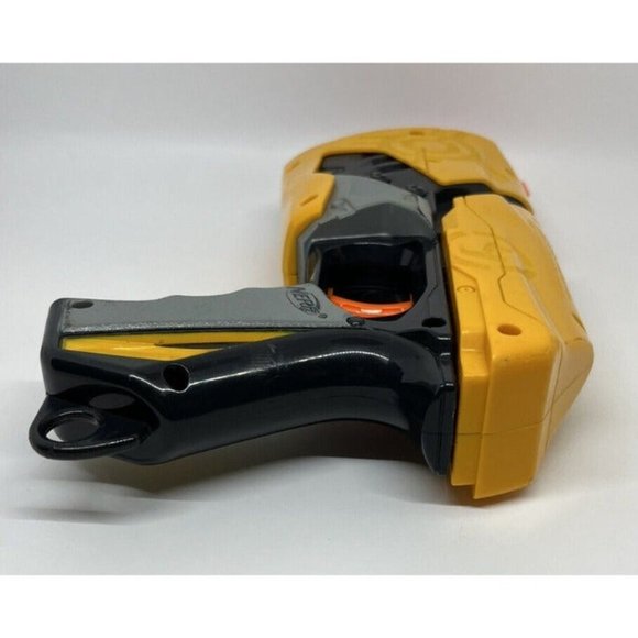 Nerf Dart Tag Sharp Shot Single Blaster Toy Gun Hasbro Yellow Side Arm Pistol - Picture 5 of 12